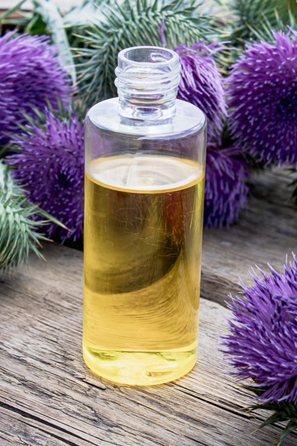Bio-Mariendistelöl, 100% rein, kaltgepresst, zertifiziert 100ml 1 milk thistle oil photo